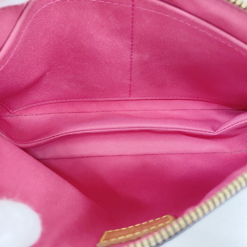 Louis Vuitton Monogram Loretta Shoulder Bag M44053 Brown Hot Pink Women's P28... - Picture 4 of 10